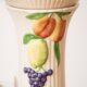 Grand colonne et cache-pot XXL en barbotine fruits