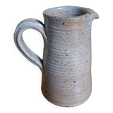Pichet vase Fontgombault en grès tourné