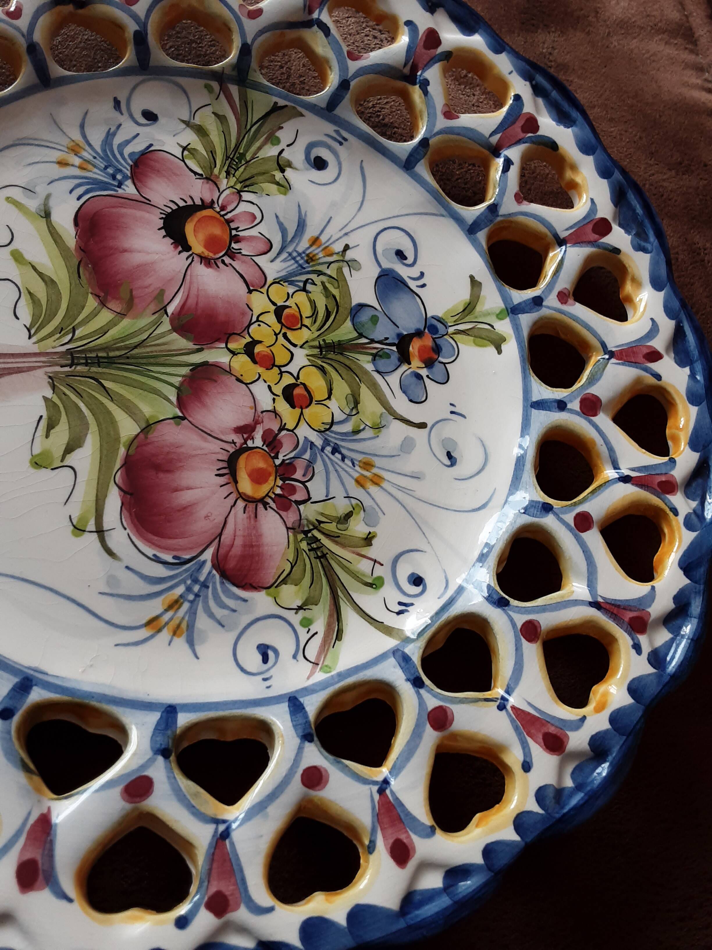 Decorative plate Art faience