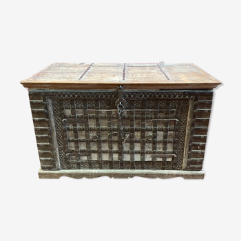 Afghanistan, XIX boat chest from the 19th century, superb original condition