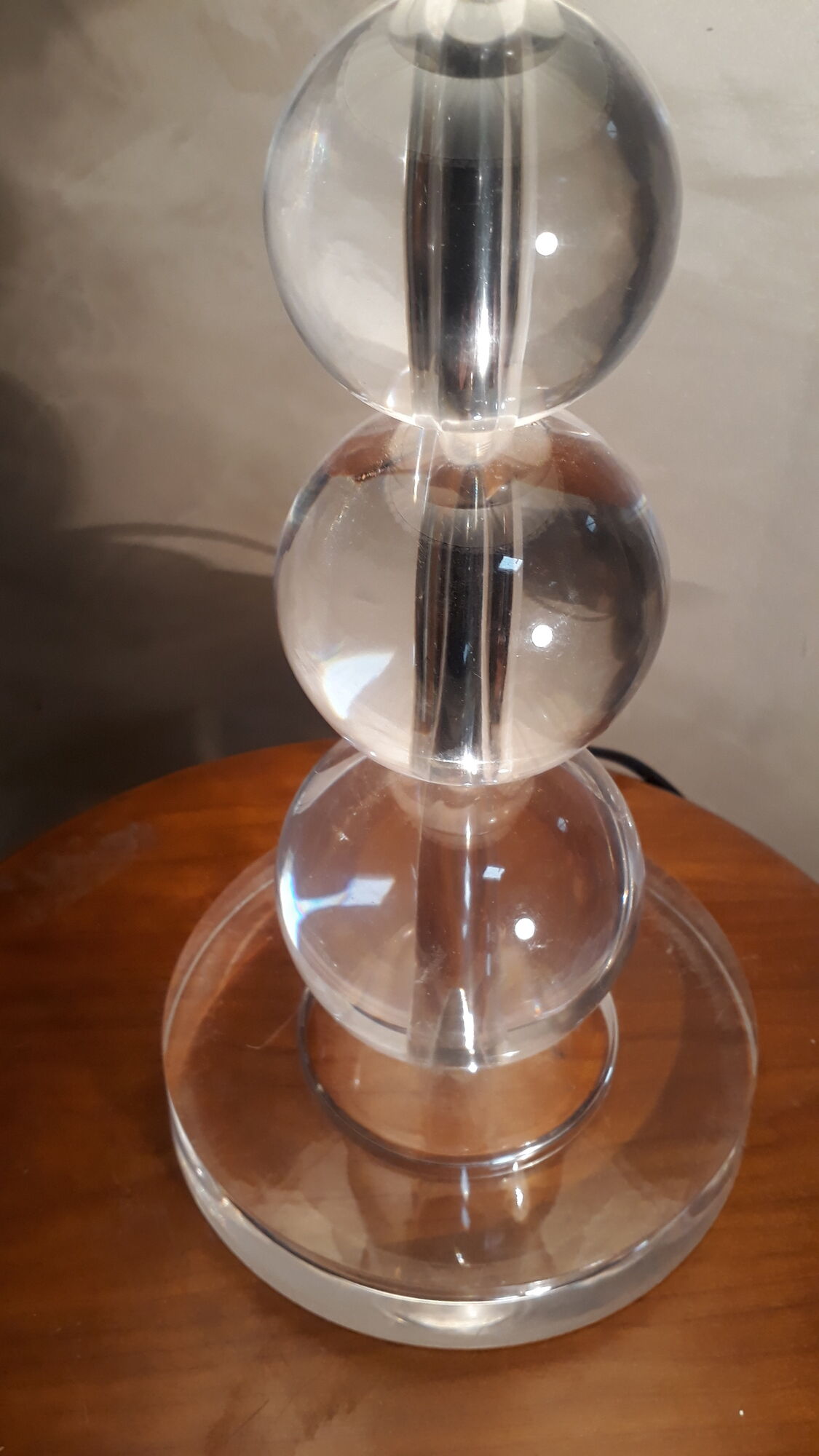 Lamp in plexi balls 1960s