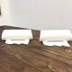 Pair of ceramic wall lights, circa 1990
