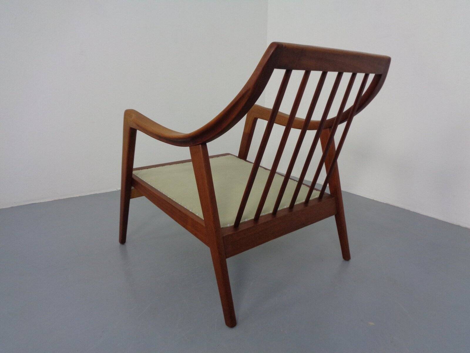 Danish Filigree Teak Armchairs, 1960s, Set of 2