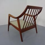 Danish Filigree Teak Armchairs, 1960s, Set of 2