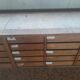 Cabinet with drawers 50 years, 450cm