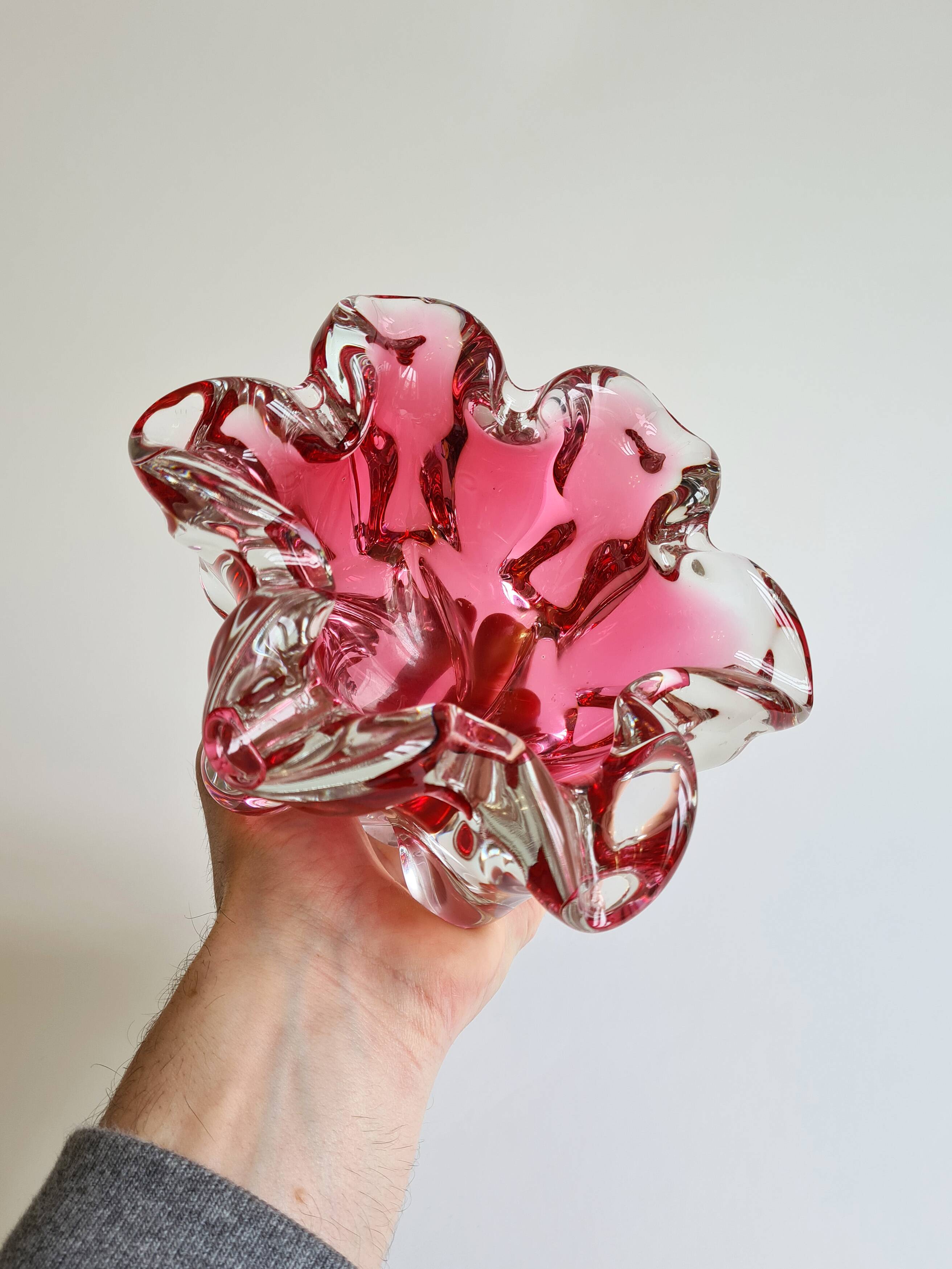 Josef Michal Hospodka Empty Pocket - Czech Blown Glass Murano Style (Year