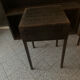 Pair of vintage industrial metal side tables