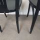 Black bistro chairs set of 4