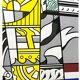 Roy Lichtenstein, America, the third century, silkscreen poster, 1976