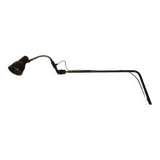 Industrial black metal lamp