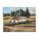 HST painting "Alpine chalet" Mountain 19th century