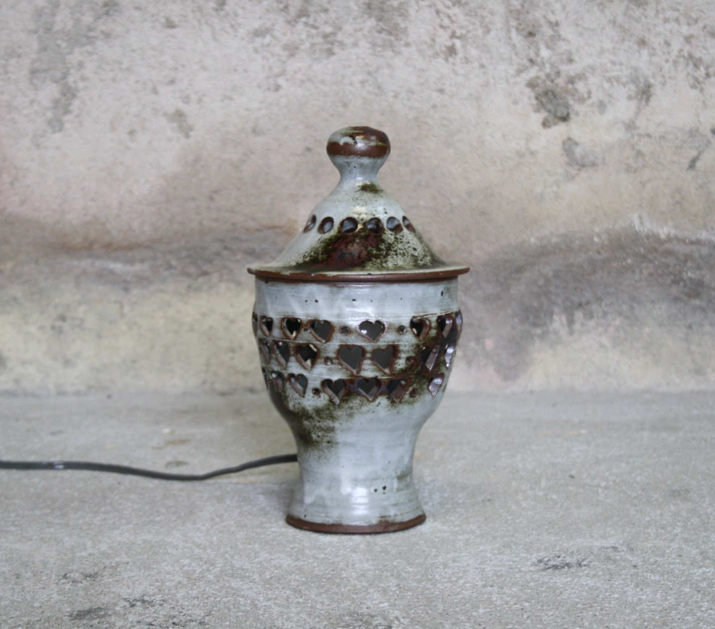 Lamp signed Thierry and Chantal Robert