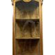 Display cabinet with 3 glass sides in Louis XV style made of mahogany and gilded bronze.