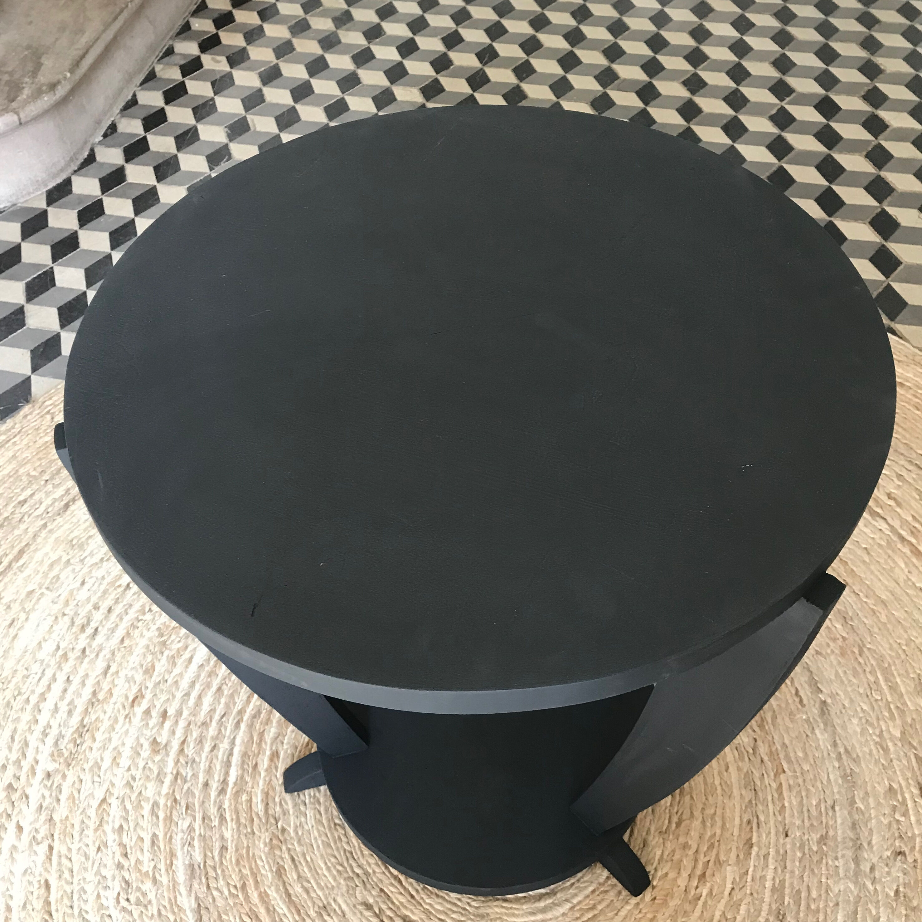 Art Deco tripod side table