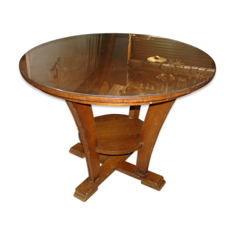 End table in oak era Art Deco