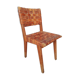 Chaise Jens Risom 1950/60 chêne et cuir