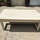 Old wooden coffee table