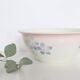 Antique ceramic salad bowl, moulin des loups, 1980, french manufacture