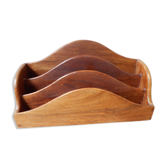 Wooden mailbox