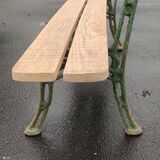 Old garden bench cast-cast foot