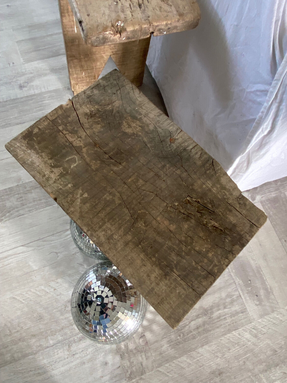 Vintage tripod stool