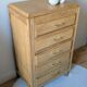 Chiffonnier vintage années 50 60 rénové pieds compas