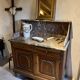 Meuble de toilettes en marbre 1920/30