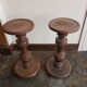 Pair of pedestal tables