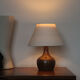 Lampe à poser grès pyrité La Borne 1980