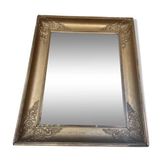 Miroir ancien bois doré fin XVIIIeme début XIXème