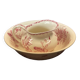 Broc toilet service and bowl in earthenware from gien "varied flowers & cactus