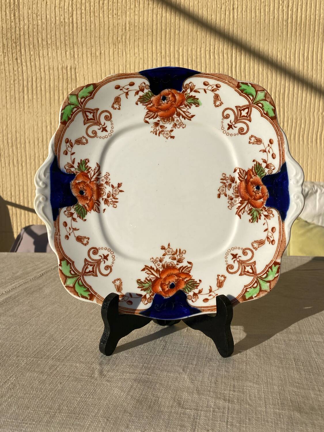 Antique stone china plate