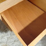 Vintage desk Ekawerk compass feet 50s