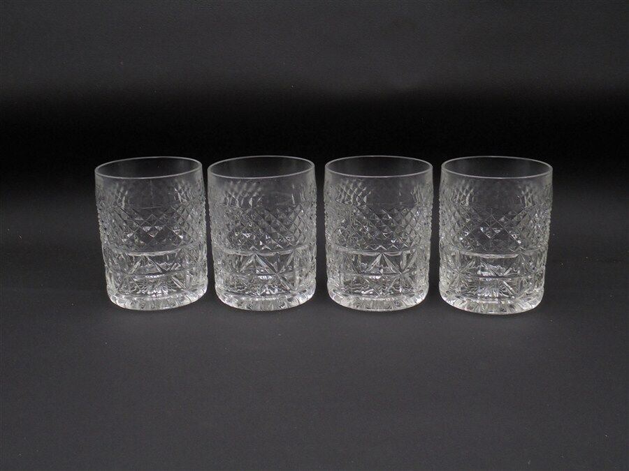 4 whisky glasses
