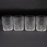 4 whisky glasses