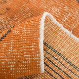Orange wool turkish rug 299x178cm