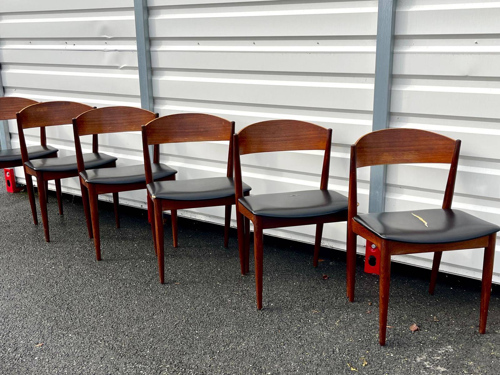 6 Chaises scandinaves JYDSK Møbelindustri