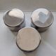 Set of 3 round vintage stainless steel boxes