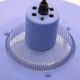 Blue coloured top design lamp by Jeka Metaltryk - Model Viola type 3013-P -
