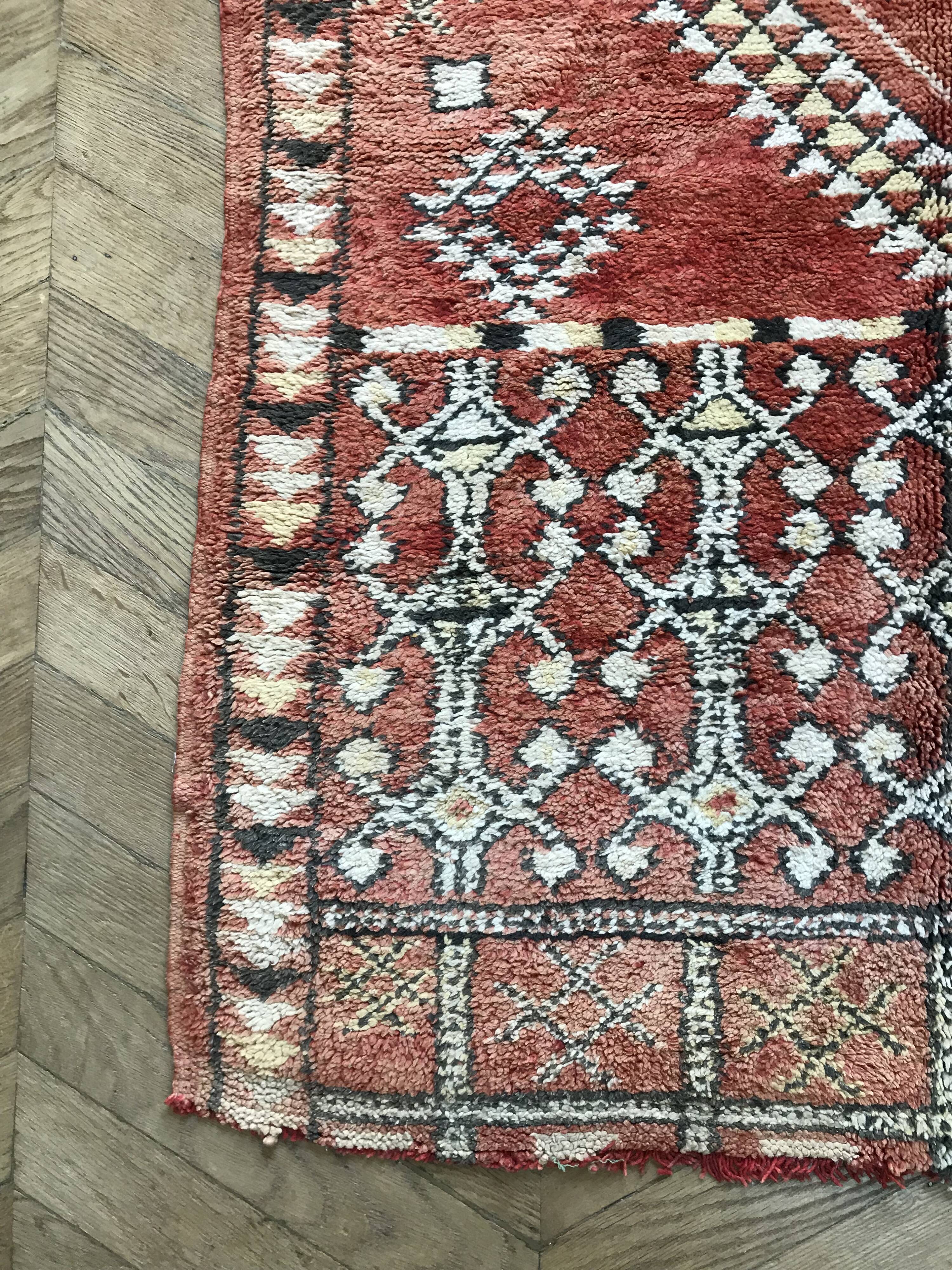 Tapis Zemmour ancien 200 x 110 cm