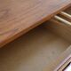 Wall bedside or vintage Scandinavian teak floor 1960