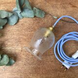 Glass hanging lamp