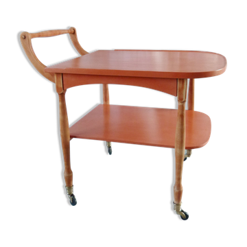 Table roulante patinée