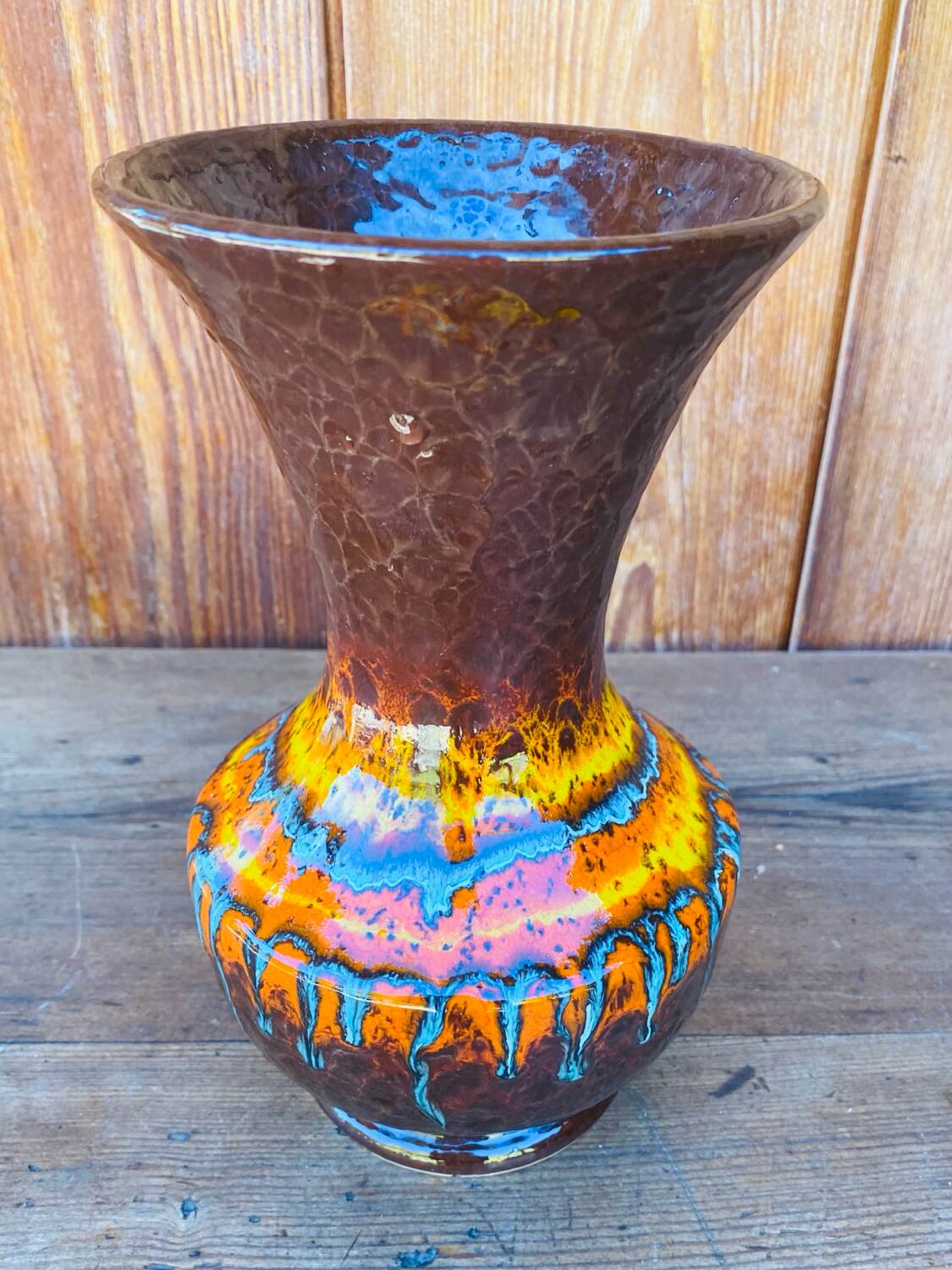 Fat Lava Vase Vallauris