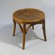 Low bistro stool, 1920 Art Nouveau