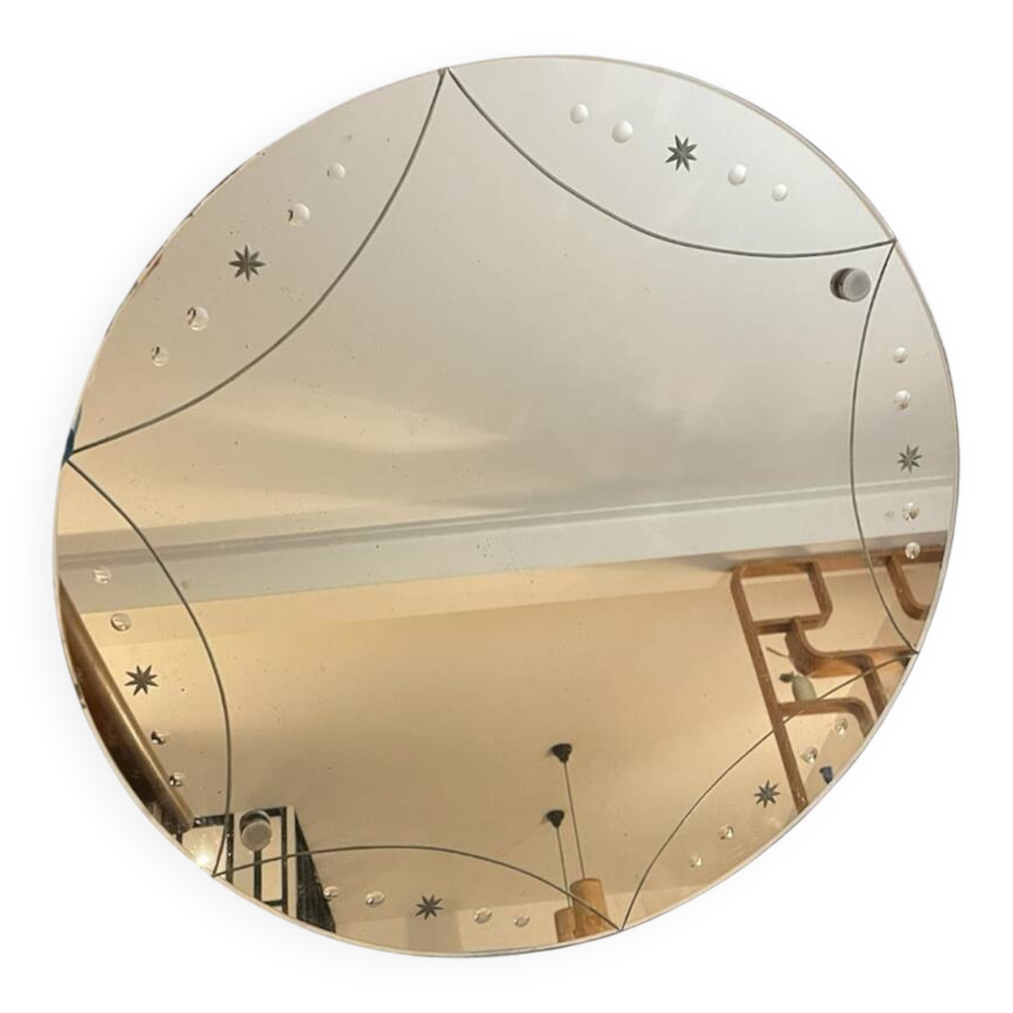 Engraved mirror 'Venetian'