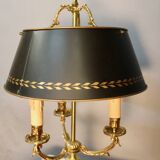 Lampe bouillotte à trois feux de lumière de style Empire