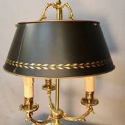 Empire style lamp with three lights