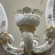 Murano glass mirror wall light