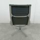 Charles & Ray Eames EA124 Lounge chair in black fabric, 1970s